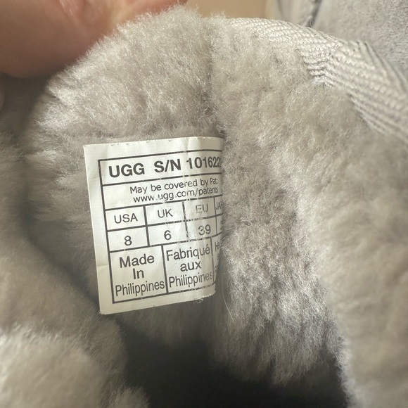UGG Gray Campfire Fleece Lined Boots - Picture 7 of 10
